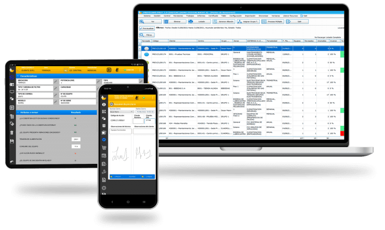 Software para empresas de mantenimiento preventivo y correctivo