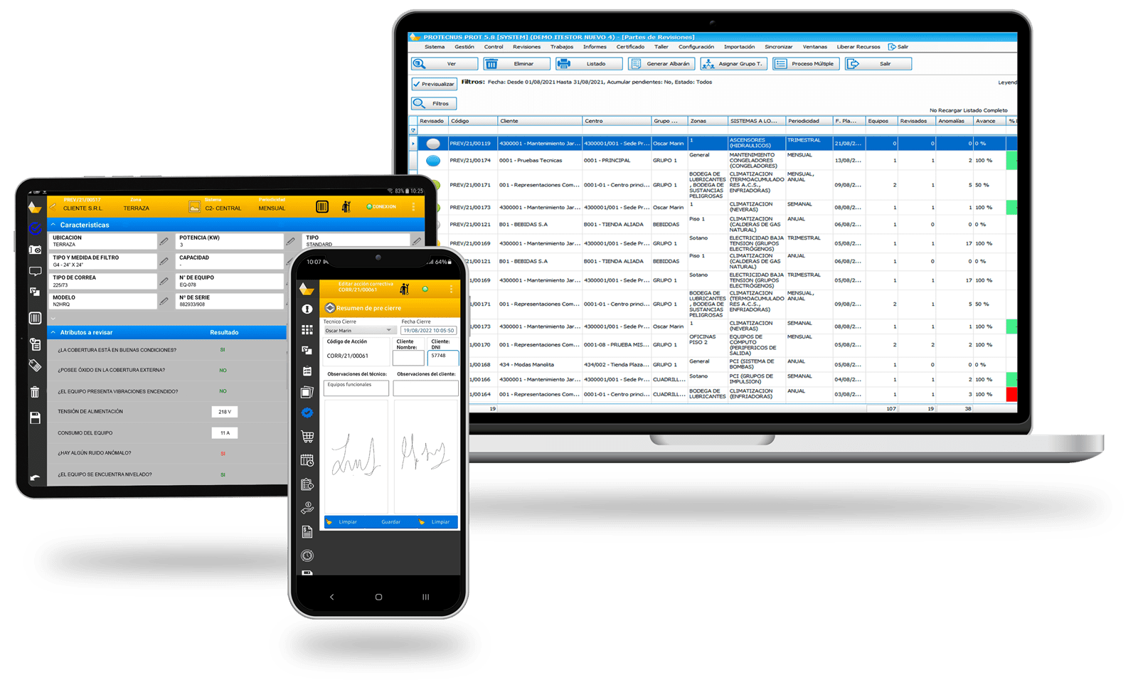 Software para empresas de mantenimiento preventivo y correctivo