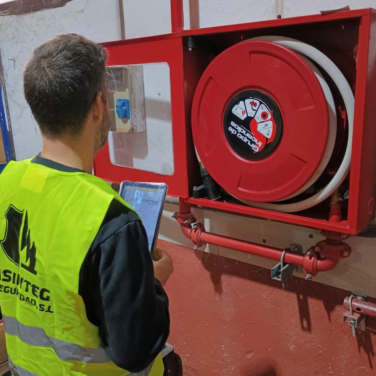 Software PCI para mantenimiento de protección contra incendios